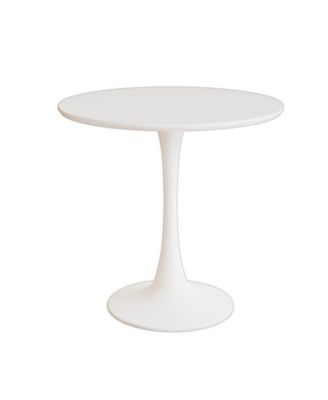  31.5" White Round Dining Table, Tulip Style