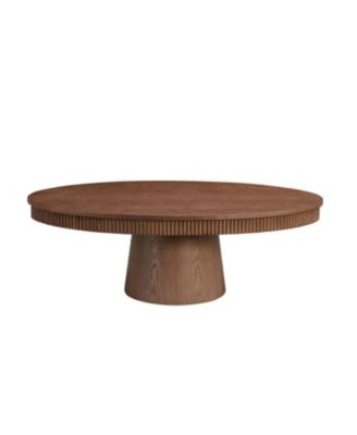 Modern Oval Handcraft Drum Coffee Table