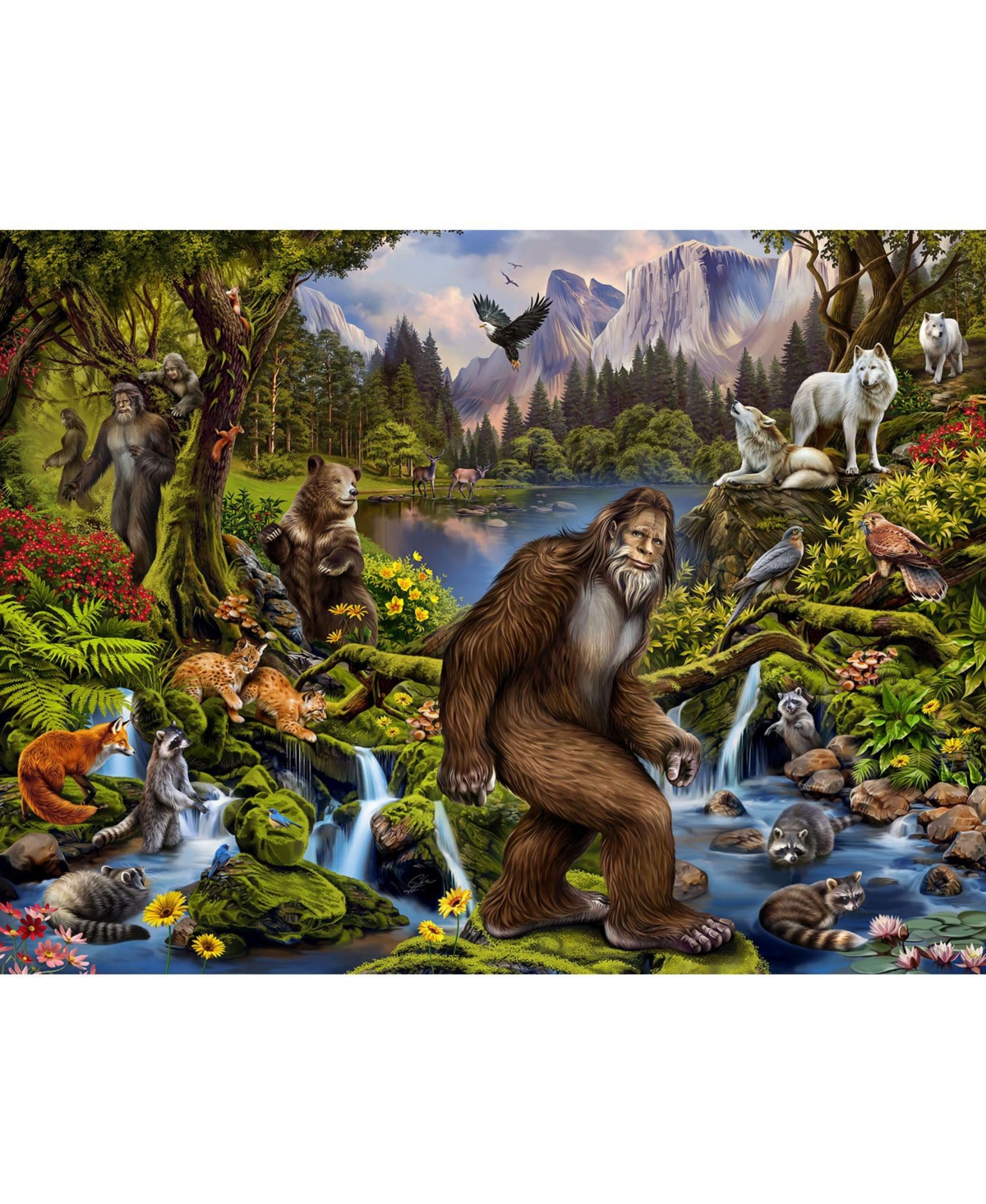 SunsOut King of the Forest 300 piece Jigsaw Puzzle for Adults