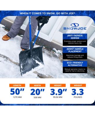 Shovelution Snow Shovel with 20" Shovel Blade and Handle, SJ-SHLV20