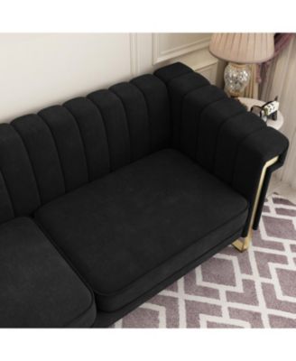  plush velvet upholstery Sofa