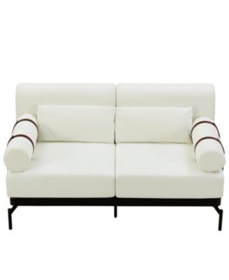 Modern Loveseat Sofa with USB Ports