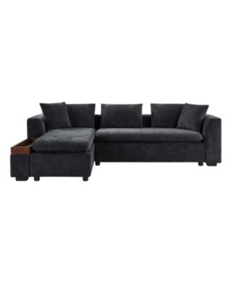 93.7" L-Shaped Sectional Sofa with Storage