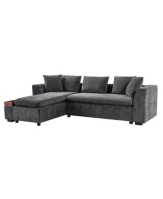 93.7" L-Shaped Sectional Sofa with Storage