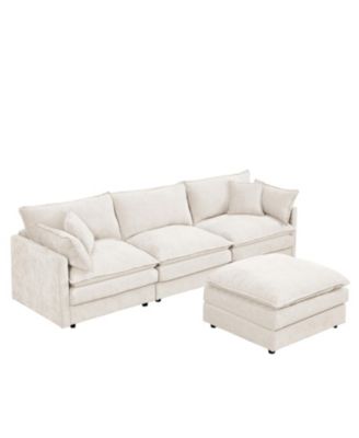 Modular 105 Inch L Shaped Couch for Living Room