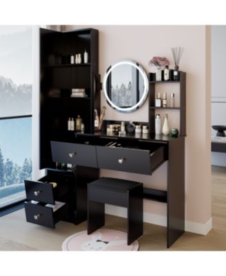 LED Vanity Table Set