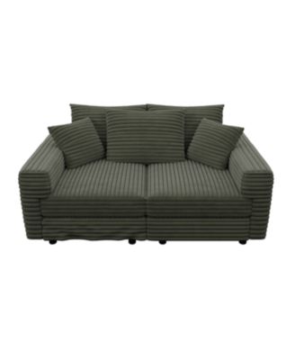 + 3-Seat + Corduroy + Modern Comfy Cloud + Sofa