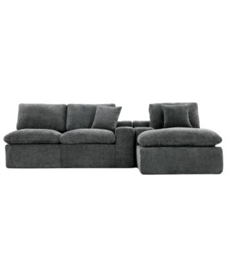  Cloud Sectional Sofa 107.9" Grey