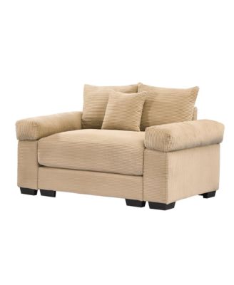 Oversized Cloud Modular Sectional Couch, Soft Corduroy, Camel