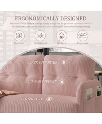 Corduroy Double Sofa - Living Room/Bedroom