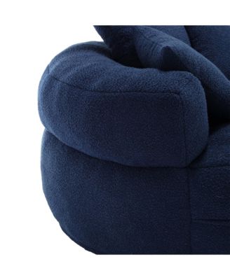 Streamdale Chenille Sleeper Sofa Chair - Modern Fluffy Lounge Seat