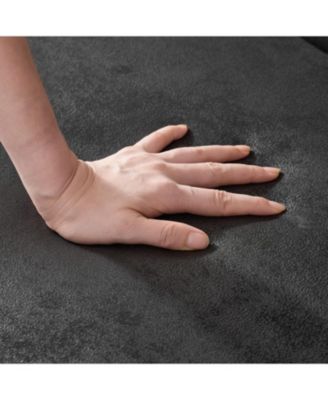 Streamdale Chesterfield Tech Fabric 3+3 Seater Sofa Set - Black