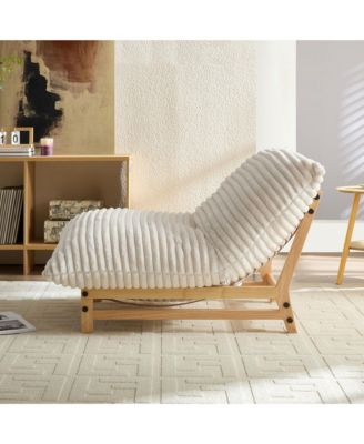 Streamdale Corduroy Accent Armless Sofa