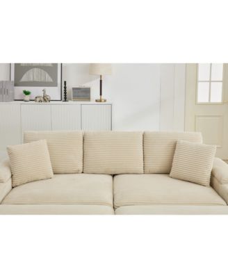  Modular Sectional Sofa Bed Set w/ Storage, USB & Cup Holders