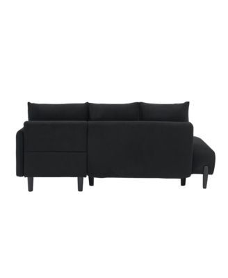 Corduroy Sofa w/ Pillows - 79.5" - Apartment, Office, Living Room