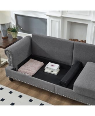 Streamdale Modern Classic Grey Sofa 2+3 Seater