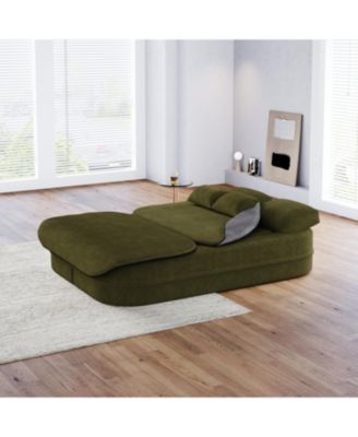 Streamdale 75" Foldable Sofa Bed with Blanket