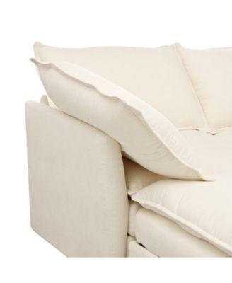 Streamdale Modular Sofa Bed with Storage & Faux Double-Layer Cushions