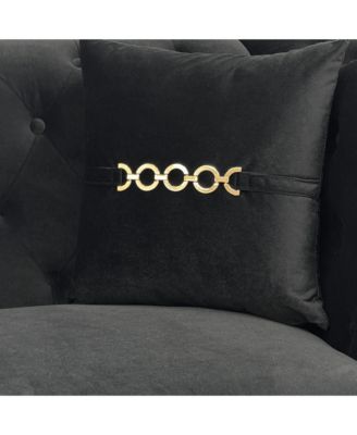 Streamdale Tufted Velvet Sofa, 82" Mid-Century Couch