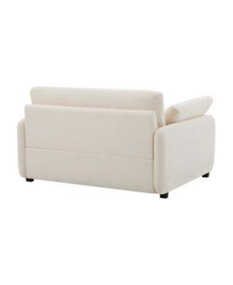 Streamdale Oversized Chenille Sofa Chair - Wide Deep Seat, Modern Armchair