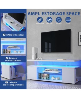 Streamdale TV Stand for 70 Inch TV with Storage Cabinet