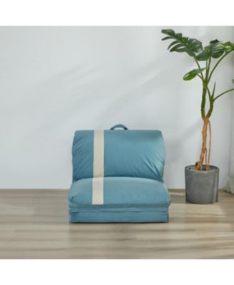 Corduroy Floor Sofa Bed - Adjustable, Foldable, Space-Saving