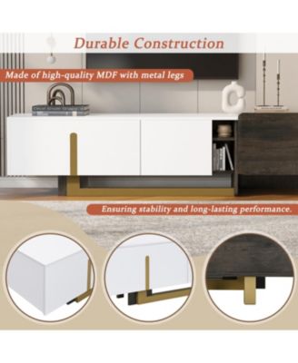 Streamdale 66.7" Light Luxury TV Stand for TVs up to 70 Inches