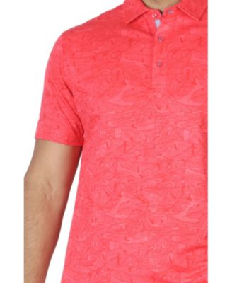 Men's Slub Micro Pique Polo w/Contrast Trim