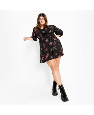 Plus Size Cassie Floral Dress
