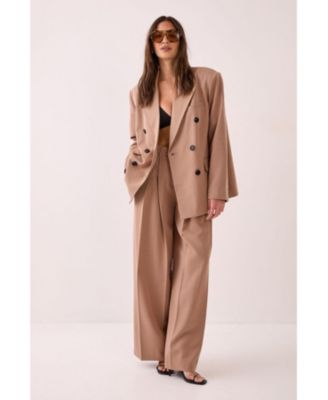 Women's Double Breasted Oversized Blazer