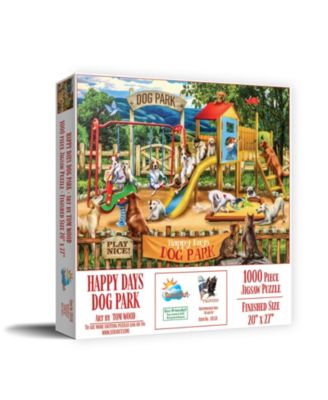 Happy Days Dog Park 1000 piece Jigsaw Puzzle for Adults