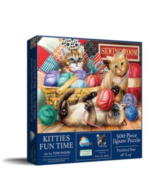 Kitties Fun Time 500 piece Jigsaw Puzzle for Adults