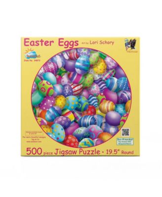 Easter Eggs 500 piece Jigsaw Puzzle for Adults Round Easter