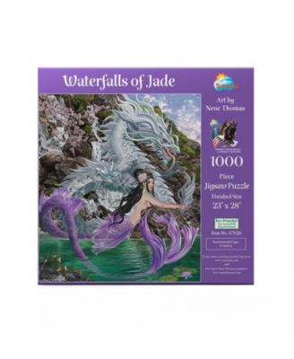 Waterfalls of Jade 1000 piece Jigsaw Puzzle for Adults