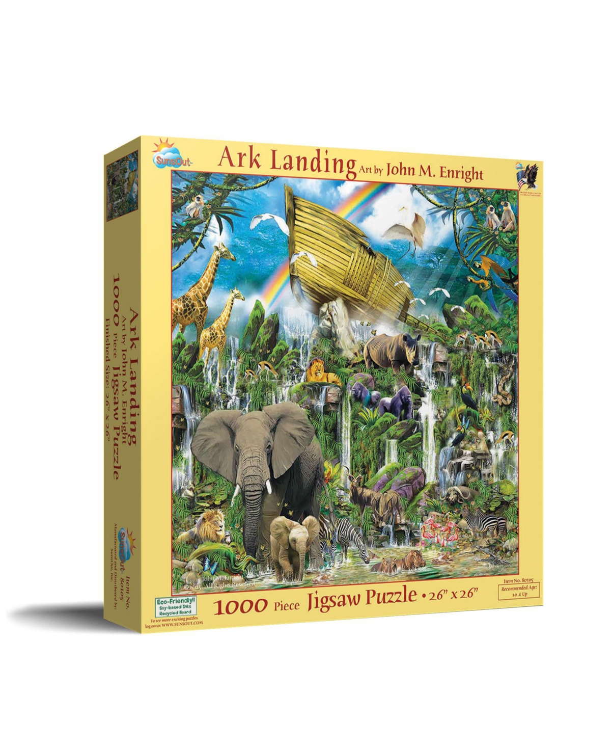SunsOut Ark Landing 1000 piece Jigsaw Puzzle for Adults