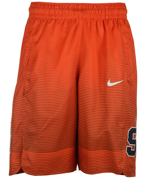 Nike Men S Syracuse Orange Authentic Hyper Elite Basketball Shorts