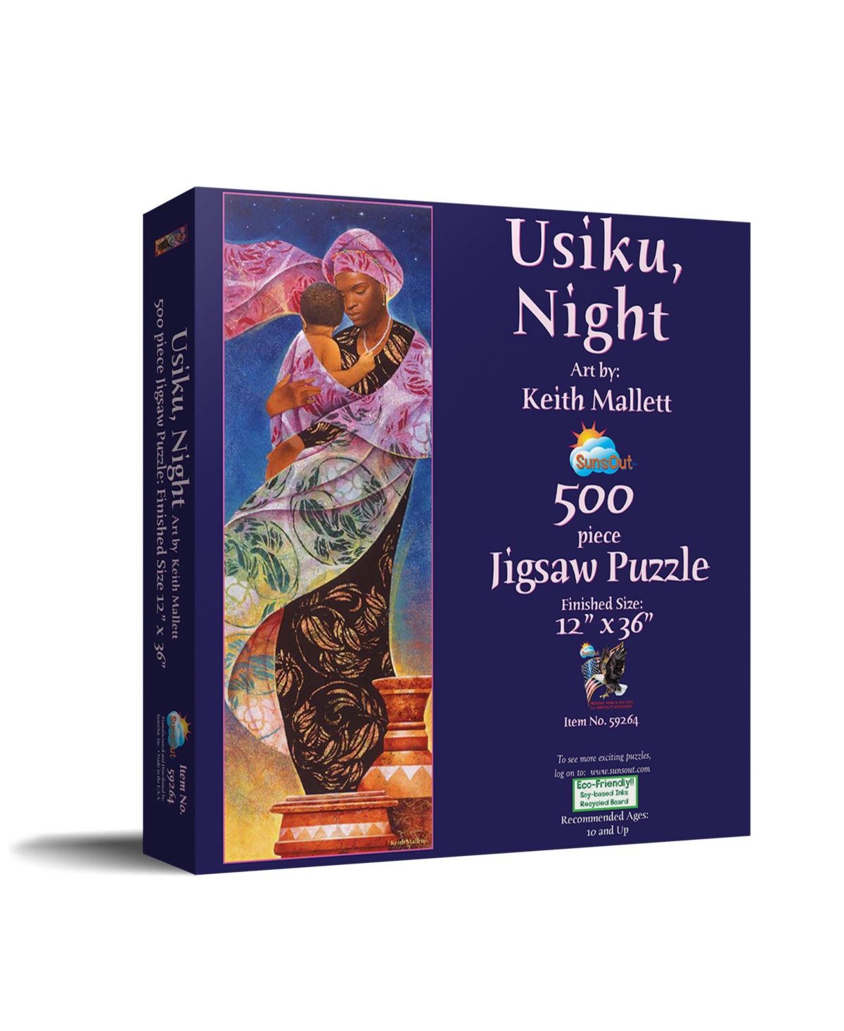 SunsOut Usiku Night 500 piece Jigsaw Puzzle for Adults Mothers Day