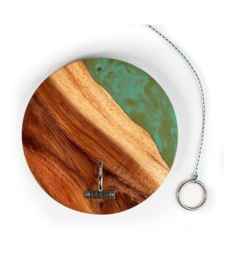 The River Epoxy Resin With Live Edge Acacia Wayfarer Art Hook Ring Game