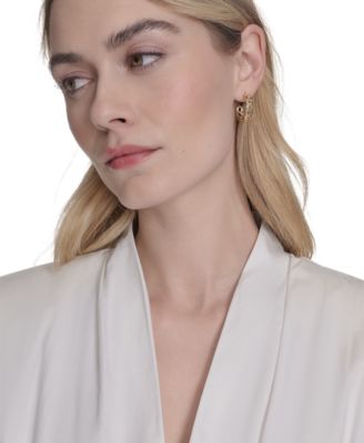 Women's Smock Waist Front Zip Midi Dress