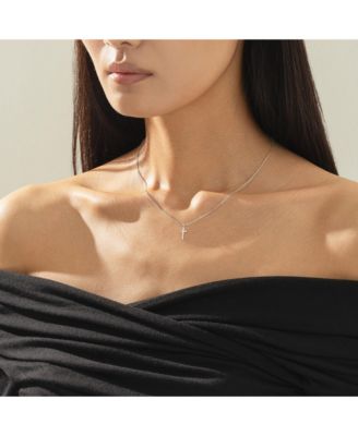 14k Gold Plated Marielle Mini Cross Necklace Holiday Gift Idea.