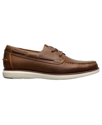 Men's Tropics Elastic Lace Moc-Toe Boat Shoes