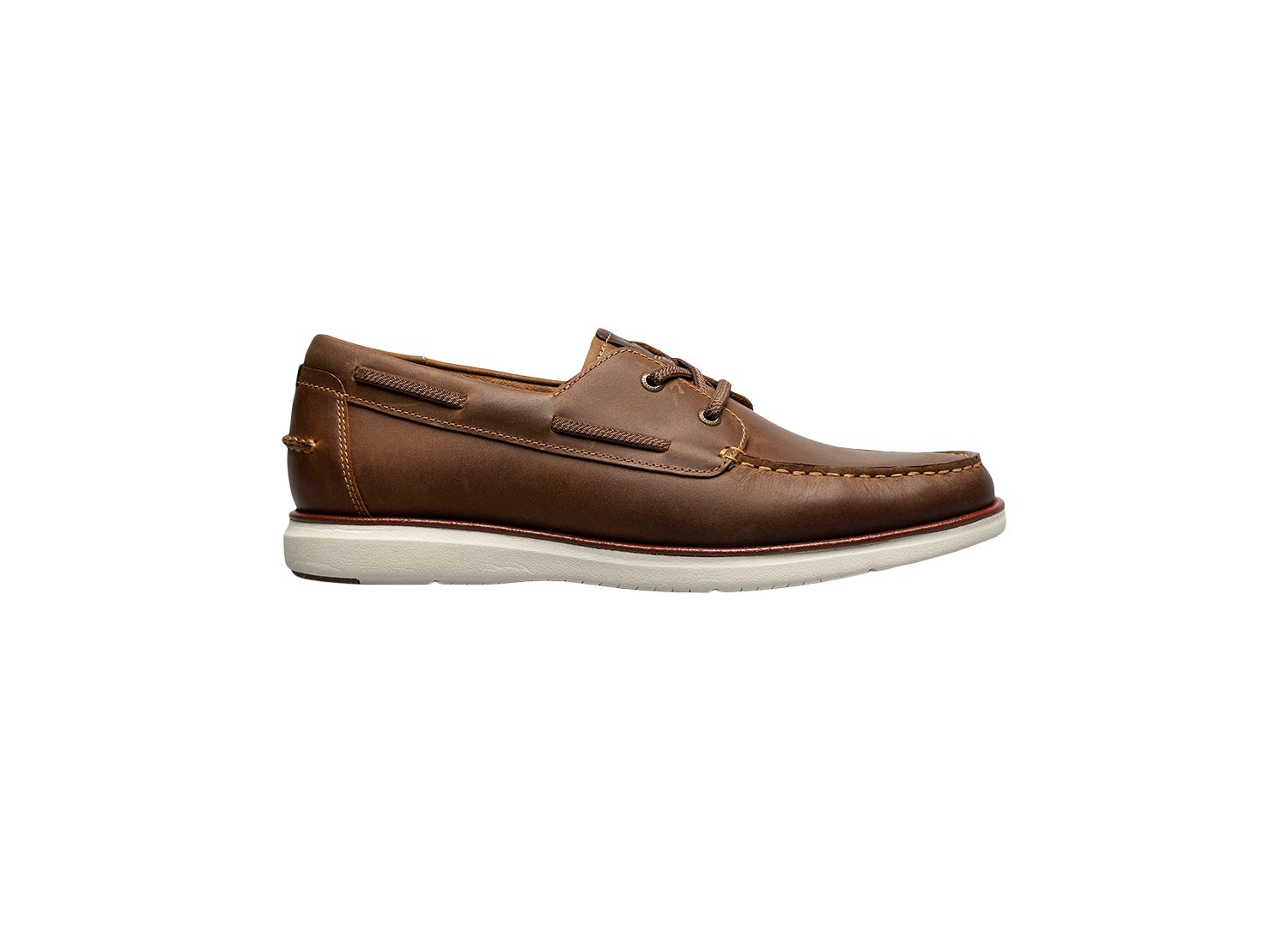 Tropics Elastic Lace Moc-Toe Boat Shoes