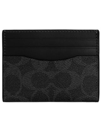 Men's Signature Flat Card Case  
