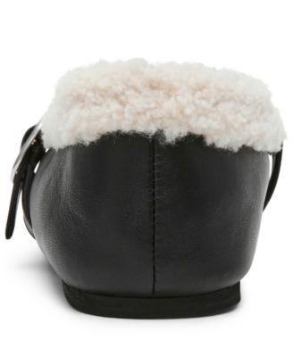 Women's Lodge Cozy Adjustable Strap Mary Jane Flats