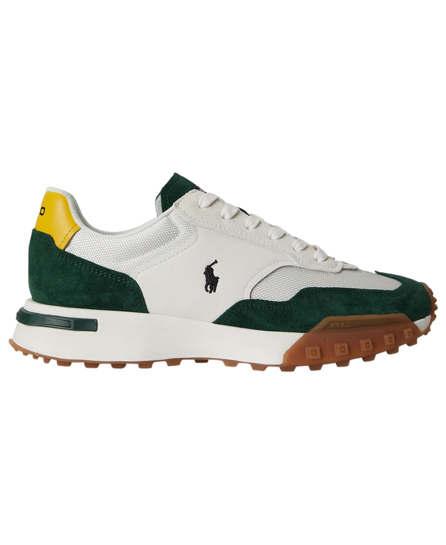 Мужские кроссовки Polo Ralph Lauren Eldridge Low-Top Lace-Up, цвет: Белый — фото 2