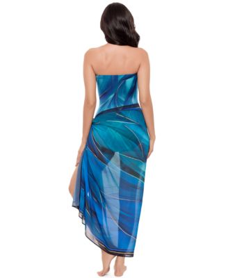 Women's Maldiva Pareo Pull-On Cover-Up Skirt