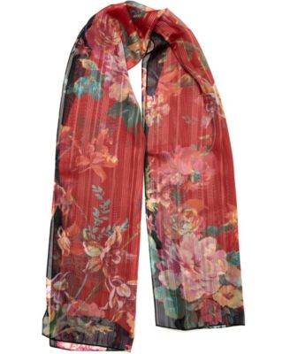 Scatter Floral Oblong Scarf