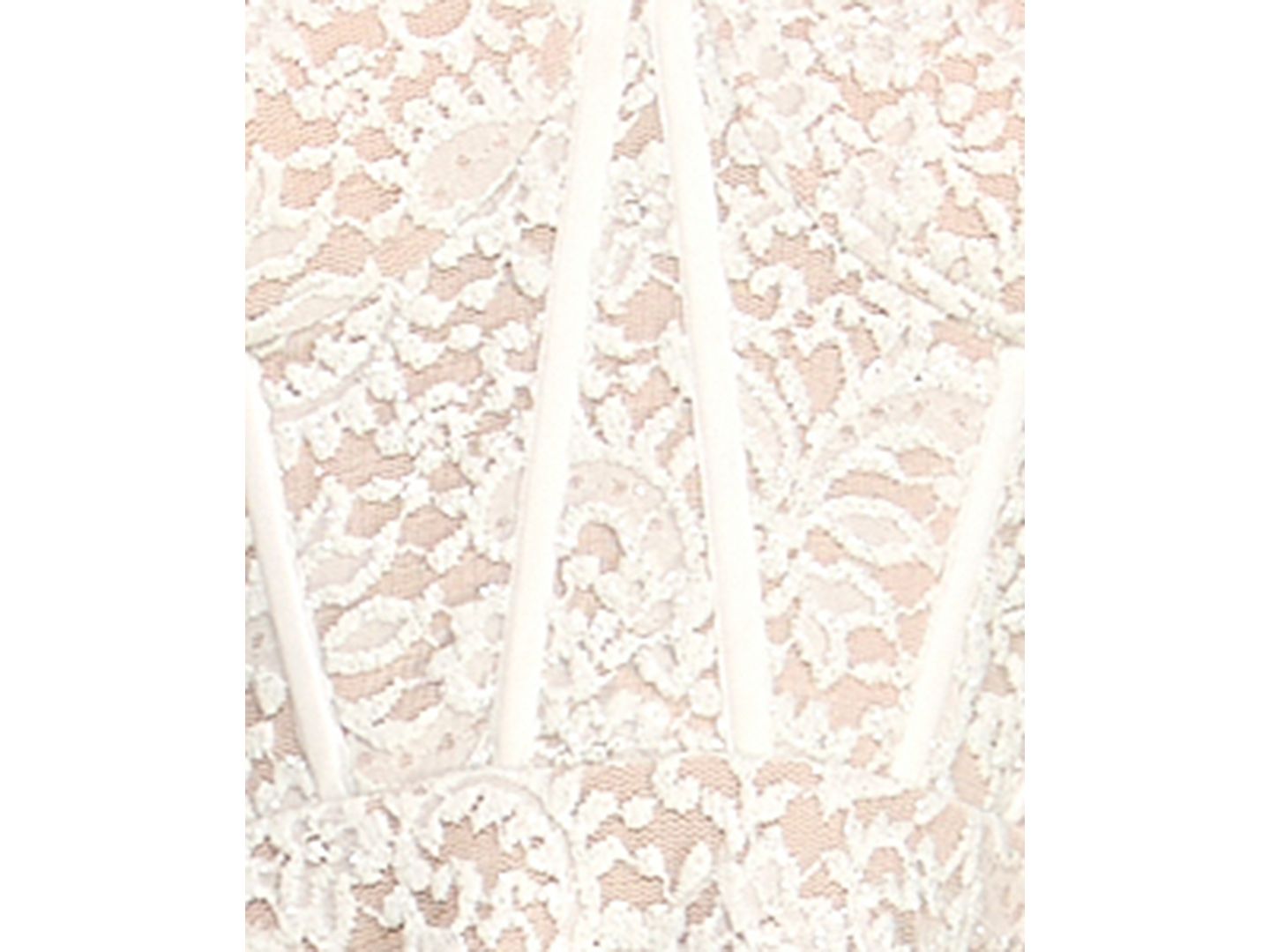 Женское платье SENI & CADE Juniors' Corset Lace Tie Sweetheart Neck, цвет: Светлый бежевый — фото 6