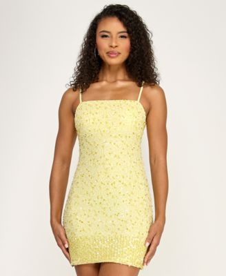 Juniors' Strappy A-Line Dress