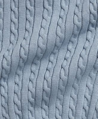 Baby Girls' Mini-Cable Polo Sweater and Shorts, 2-Piece Set